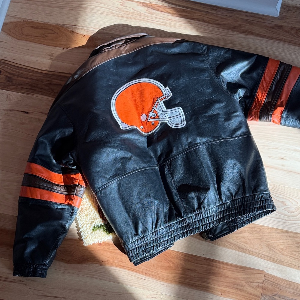 Leather, vintage, STARTER BROWN’S jacket. Size XL